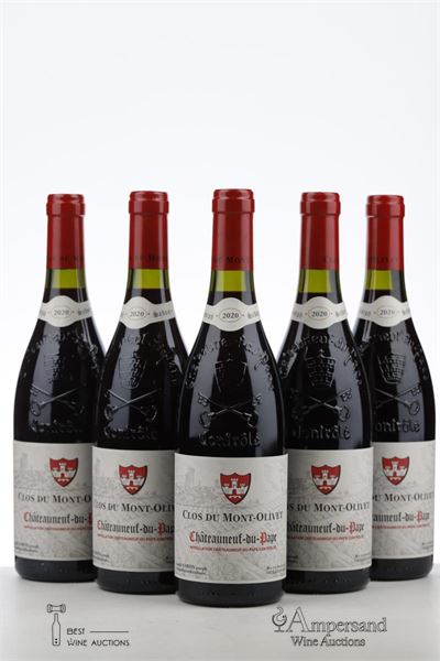 CHATEAUNEUF DU PAPE CLOS DU MONT OLIVET 2020 - Sabon - 5 Bottles