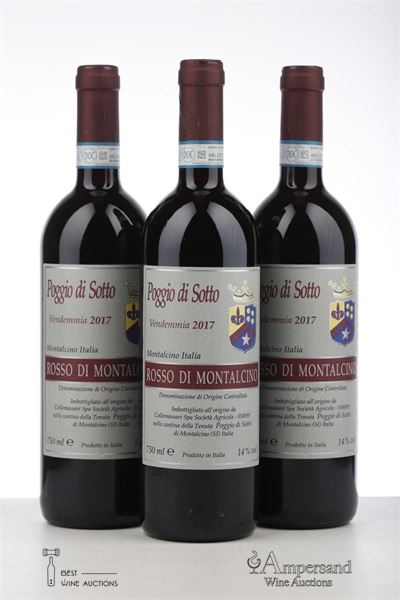 ROSSO DI MONTALCINO 2017 - Poggio di Sotto - 3 Bottles