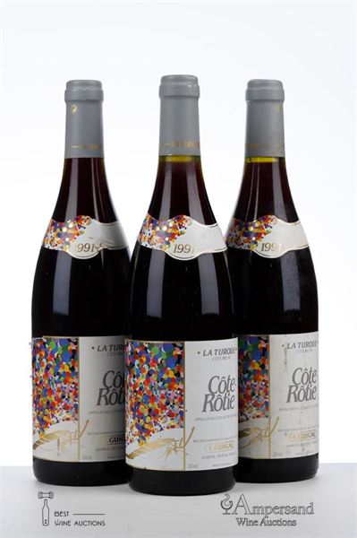 COTE ROTIE LA TURQUE 1991 - Guigal - 3 Bottles