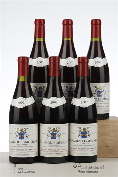 CHAMBOLLE MUSIGNY LES NAZOIRES 2002 - Machard de Gramont - 6 Bottles