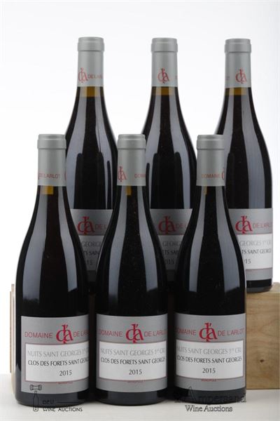 NUITS ST GEORGES CLOS DES FORETS ST GEORGES 2015 - Domaine de l'Arlot - 6 Bottles