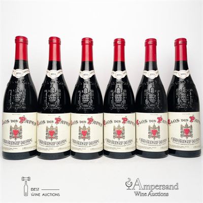CHATEAUNEUF DU PAPE 2011 - Clos des Papes - 6 Bottles