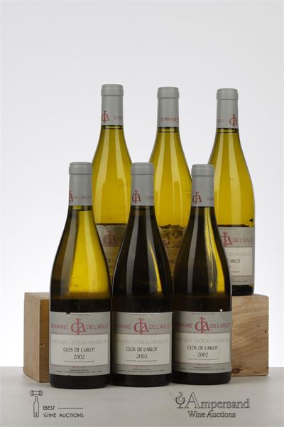 NUITS ST GEORGES BLANC CLOS DE L'ARLOT 2002 - Domaine de l'Arlot - 6 Bottles