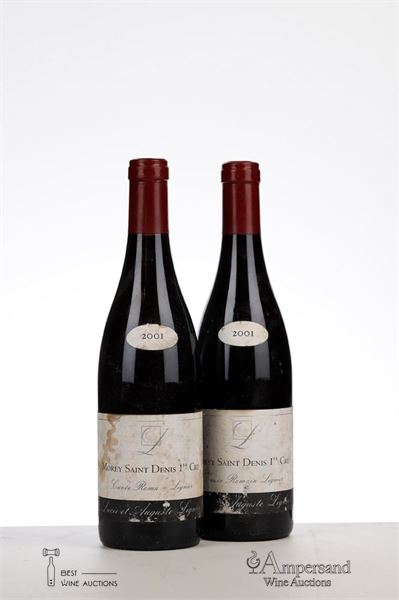 MOREY ST DENIS 1ER CRU 2001 - Lucie Auguste Lignier - 2 Bottles