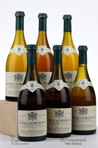 MEURSAULT 1 ER CRU 1997 - Chateau de Meursault - 6 Bottles