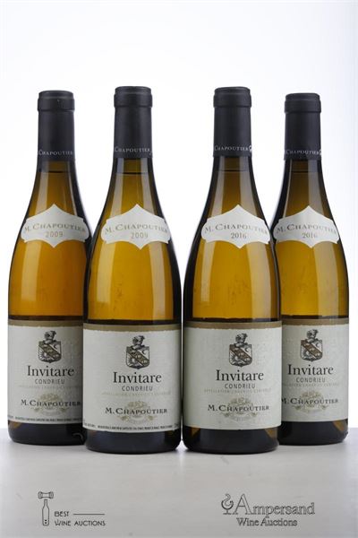 CONDRIEU INVITARE 2*2009 + 2*2016   - Chapoutier - 4 Bottles