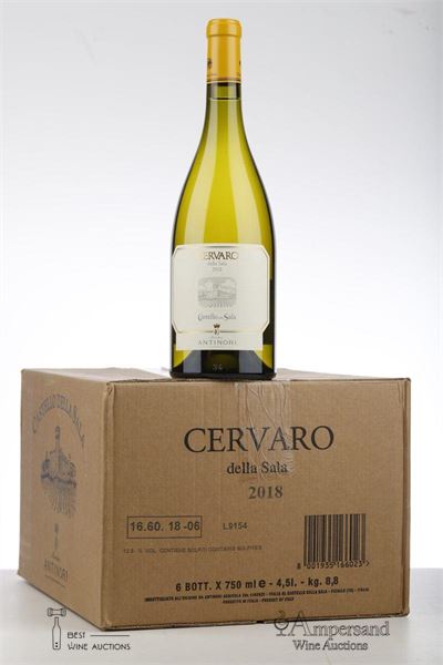 CERVARO DELLA SALA 2018 - Antinori - 6 Bottles - Oc 6