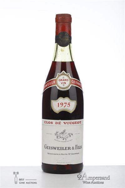 CLOS VOUGEOT 1975 - Geisweiler - 1 Bottle
