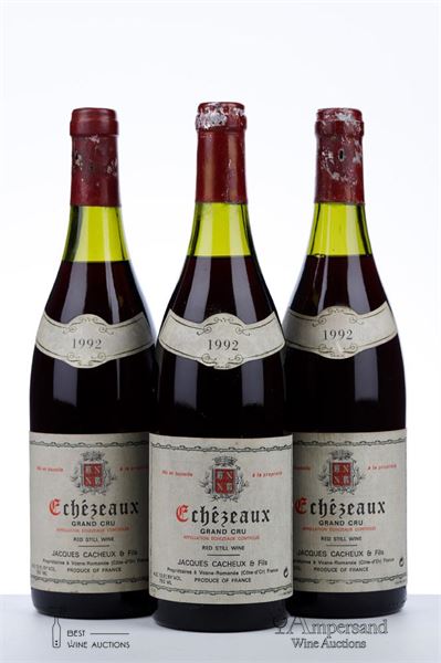 ECHEZEAUX 1992 - Jacques Cacheux - 3 Bottles