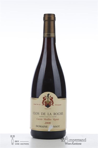CLOS DE LA ROCHE CUVEE VIEILLES VIGNES 2008 - Ponsot - 1 Bottle