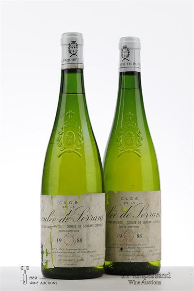 CLOS DE LA COULEE DE SERRANT 1988 - Nicolas Joly - 2 Bottles