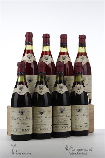 CHAMBOLLE MUSIGNY LES FOUCHERES 1976 - Grafe Lecocq - 8 Bottles