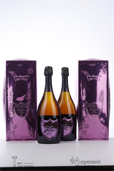 DOM PERIGNON ROSE LADY GAGA 2008 - Moet et Chandon - 2 Bottles - Metalbox