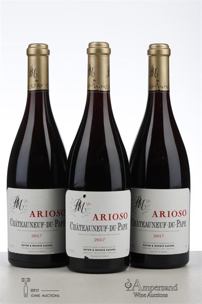 CHATEAUNEUF DU PAPE ARIOSO 2017 - Rotem et Mounir Saouma - 3 Bottles