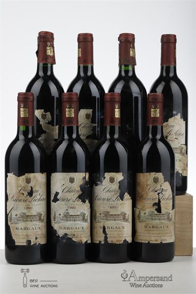 PRIEURE LICHINE 1990 - Mc - 8 Bottles