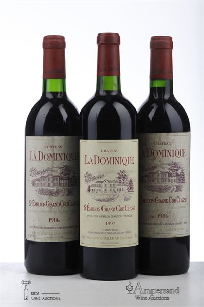 LA DOMINIQUE 2*1986 + 1*1997  - Mc - 3 Bottles