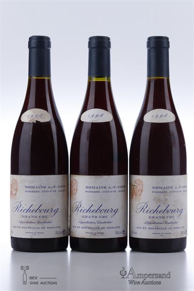 RICHEBOURG 1998 - A.F.Gros - 3 Bottles