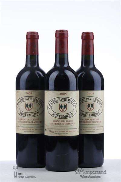 PAVIE MACQUIN 2005 - Mc - 3 Bottles