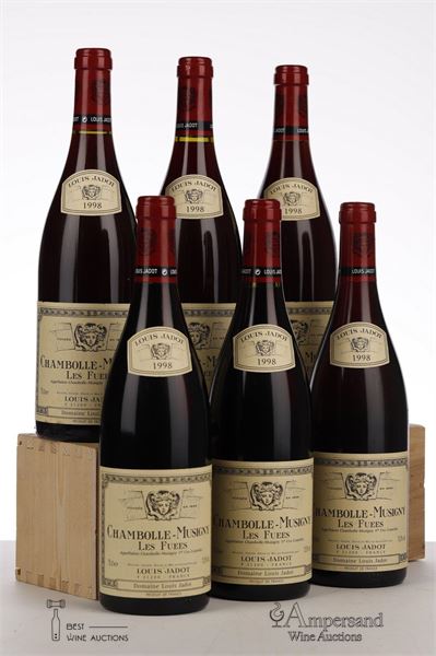 CHAMBOLLE MUSIGNY LES FUEES 1998 - Louis Jadot - 6 Bottles