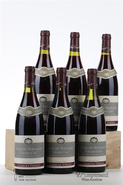 CLOS VOUGEOT 1986 - Charles Vienot - 6 Bottles