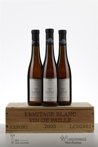 ERMITAGE VIN DE PAILLE 2003 - Chapoutier - 3 x 0,375Ltr - Owc 3