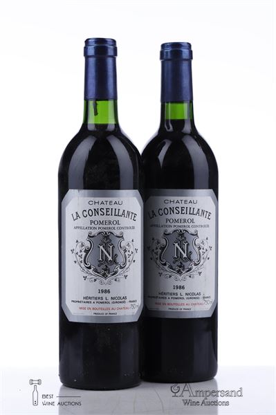 LA CONSEILLANTE 1986 - 2 Bottles