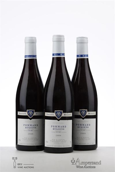 POMMARD RUGIENS 2008 - Ballot Millot - 3 Bottles