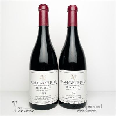 VOSNE ROMANEE LES SUCHOTS 2003 - Sylvain Cathiard - 2 Bottles