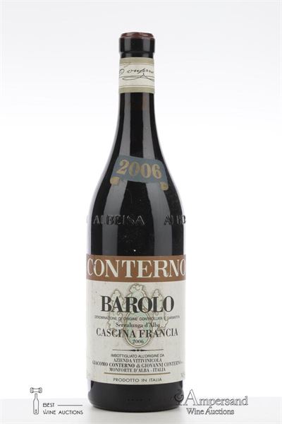 BAROLO CASCINA FRANCIA 2006 - Giacomo Conterno - 1 Bottle