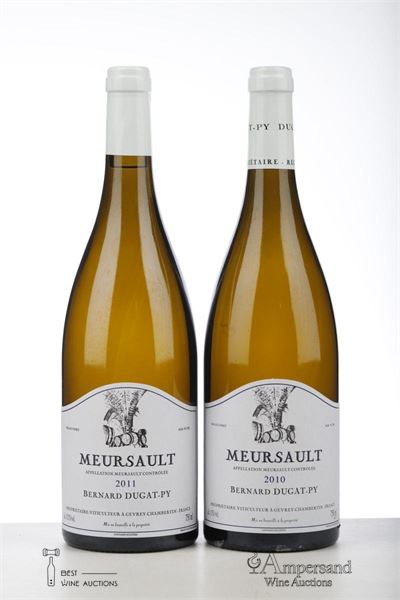 MEURSAULT 2010 + 2011 - Bernard Dugat Py - 2 Bottles