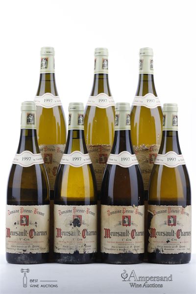 MEURSAULT CHARMES 1997 - Prieur Brunet - 7 Bottles