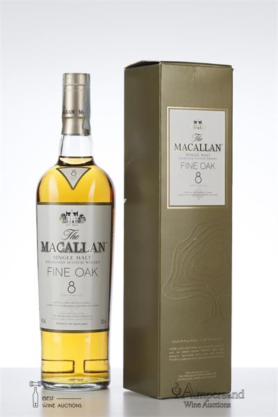 MACALLAN 8 Y FINE OAK NV - Macallan - Bourbon & Sherry Oak Casks - 40.0% - 1 Bottle - Oc 1