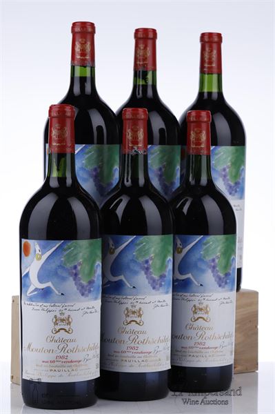 MOUTON ROTHSCHILD 1982 - 6 Magnums - Owc 6