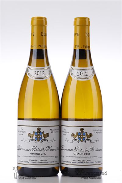 BIENVENUES BATARD MONTRACHET 2012 - Domaine Leflaive - 2 Bottles - Owc 3