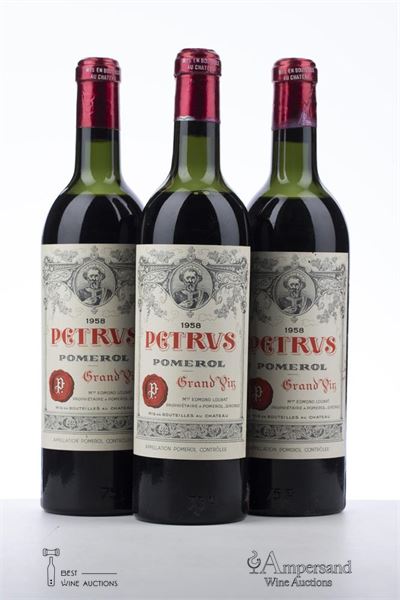 PETRUS 1958 - Mc - 3 Bottles
