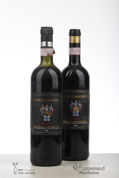 BRUNELLO DI MONTEPULCIANO PIANROSSO 2001 + 2006   - Ciacci Piccolomini D'Aragona - 2 Bottles