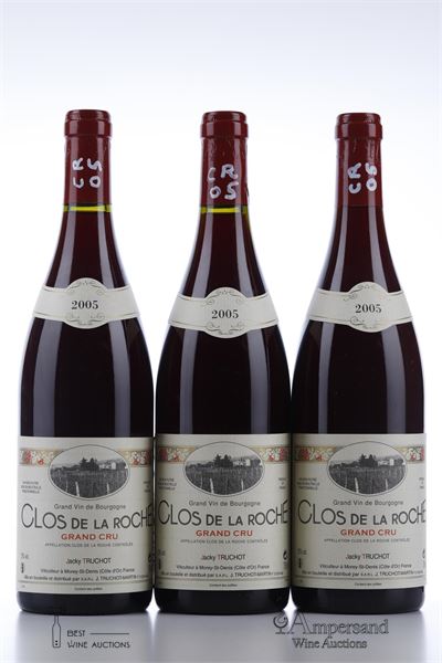 CLOS DE LA ROCHE 2005 - Jacky Truchot - 3 Bottles