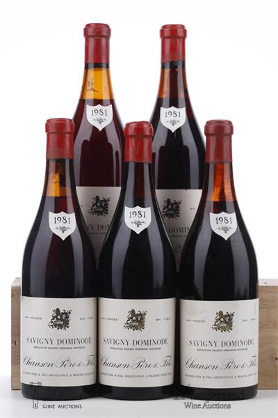 SAVIGNY LES BEAUNE LA DOMINODE 1981 - Chanson - Mb - 5 Bottles