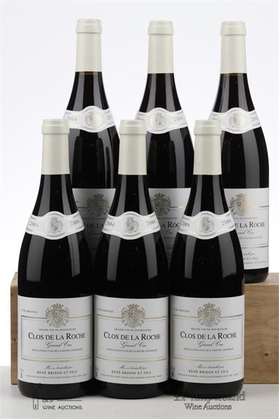 CLOS DE LA ROCHE 2004 - Rene Brison - 6 Bottles