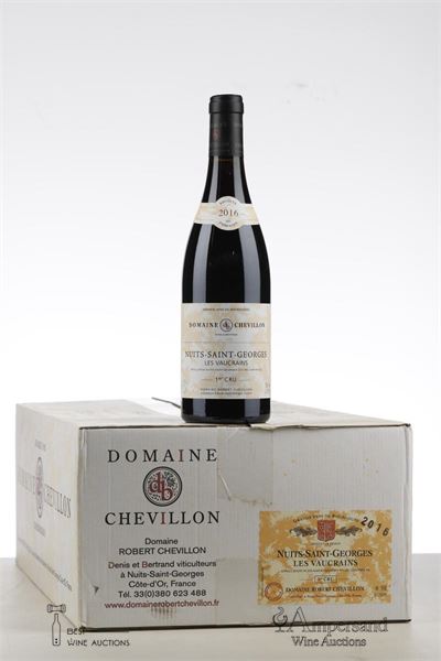 NUITS ST GEORGES LES VAUCRAINS 2016 - Robert Chevillon - 12 Bottles - Oc 12