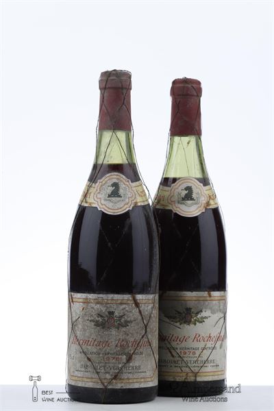 HERMITAGE ROCHEFINE 1978 - Jaboulet Vercherre - 2 Bottles
