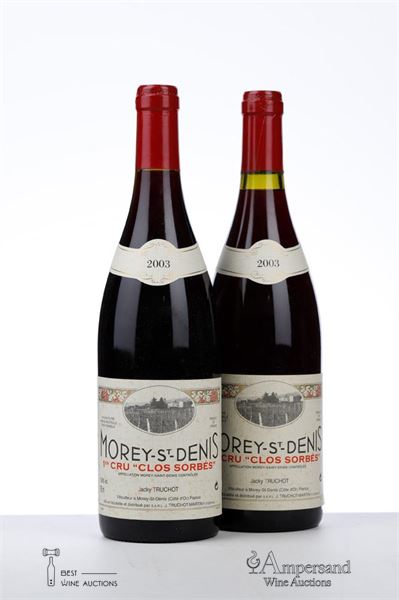 MOREY ST DENIS CLOS SORBES 2003 - Jacky Truchot - 2 Bottles