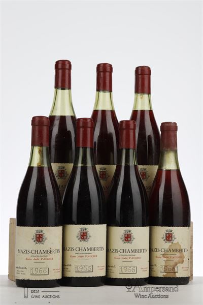 MAZIS CHAMBERTIN RESERVE ANDRE VAUCHER 1966 - Vaucher Pere et Fils - 7 Bottles - Oc 12