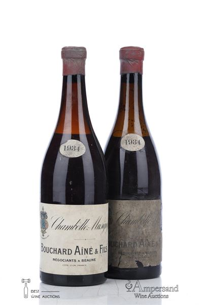 CHAMBOLLE MUSIGNY 1934 - Bouchard - 2 Bottles