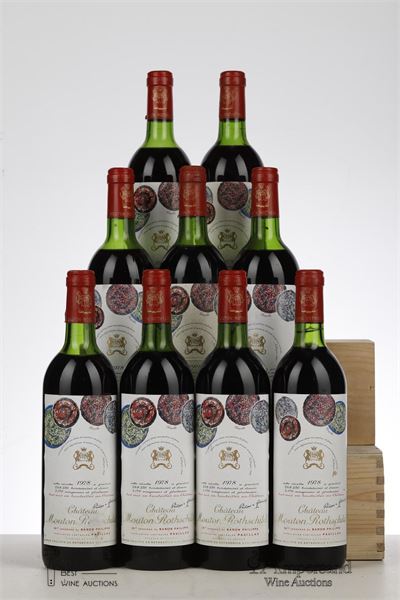 MOUTON ROTHSCHILD 1978 - Mc - 9 Bottles - Owc 12