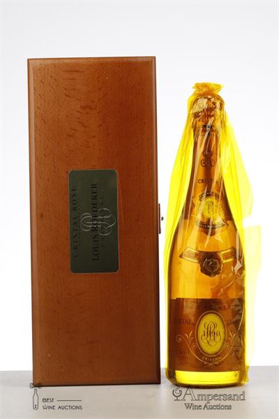 CRISTAL ROEDERER ROSE 1990 - Louis Roederer - 1 Bottle - Owc 1