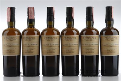1989 MACALLAN VERY LIMITED EDITION FROM SHERRY PUNCHEON N° 8274 - Samaroli - Bottle 799 till 804 - Alc 45% - 6 Bottles - Oc 6