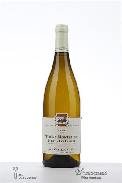 PULIGNY MONTRACHET LES REFERTS 2007 - Louis Carillon - 1 Bottle
