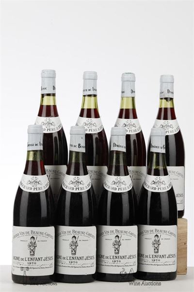 BEAUNE GREVES VIGNE DE L'ENFANT JESUS 1976 - Bouchard - 8 Bottles - Owc 12