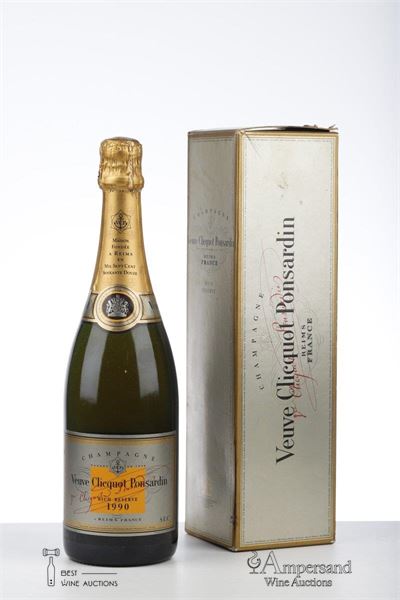 VEUVE CLICQUOT PONSARDIN RICH RESERVE 1990 - Veuve Clicquot - 1 Bottle - Oc 1